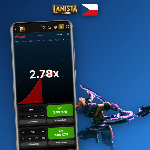 Lanista Kasino Aviator demo – crash hra s multiplikátorem 2,50x na noční obloze