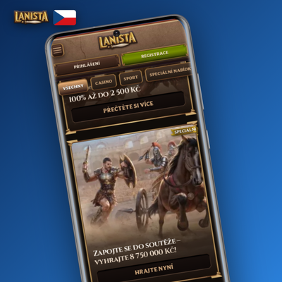 Free bet promo Lanista Kasino – volná sázka po splnění podmínek
