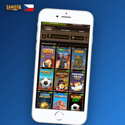 Živé kasino s ruletou a blackjackem od Evolution Gaming v Lanista Kasino app